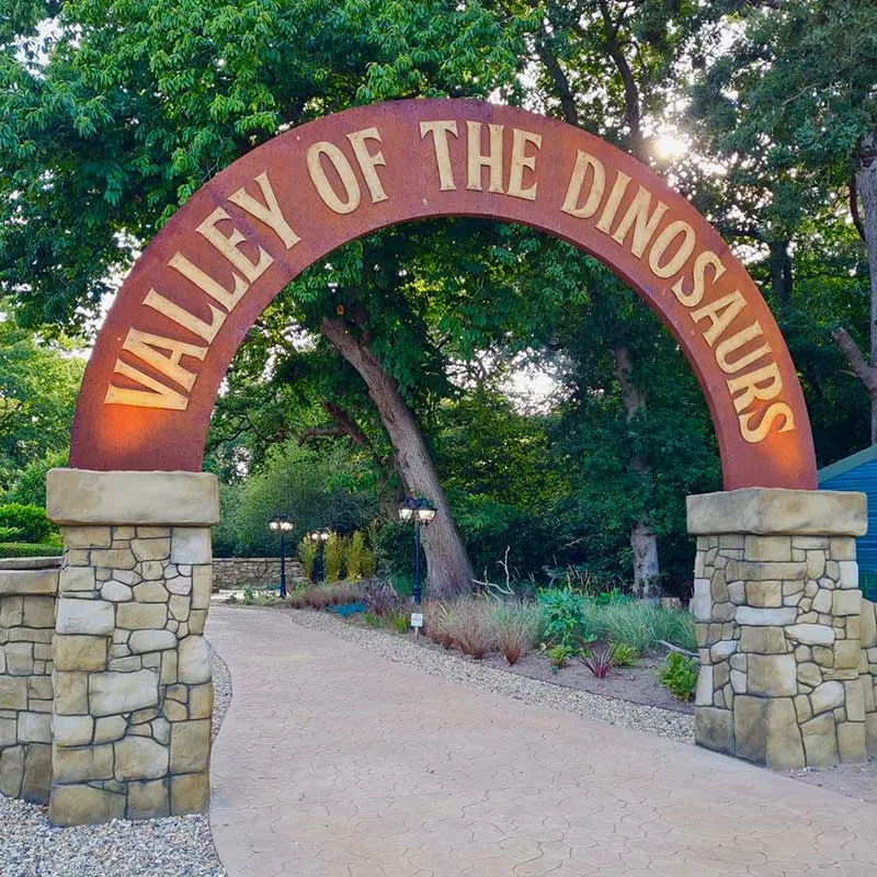 Accessible trail at ROARR! Dinosaur Adventure